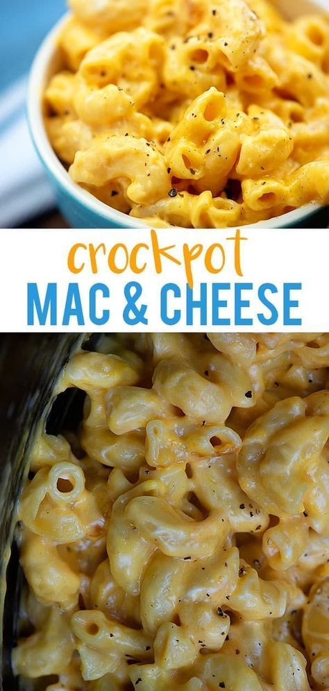 Crockpot Macaroni And Cheese, Crock Pot Macaroni And Cheese, Crock Pot Macaroni, Crockpot Macaroni, Crock Pot Mac And Cheese, Crockpot Mac N Cheese Recipe, Crock Pot Mac, Pot Mac And Cheese, Crockpot Mac And Cheese