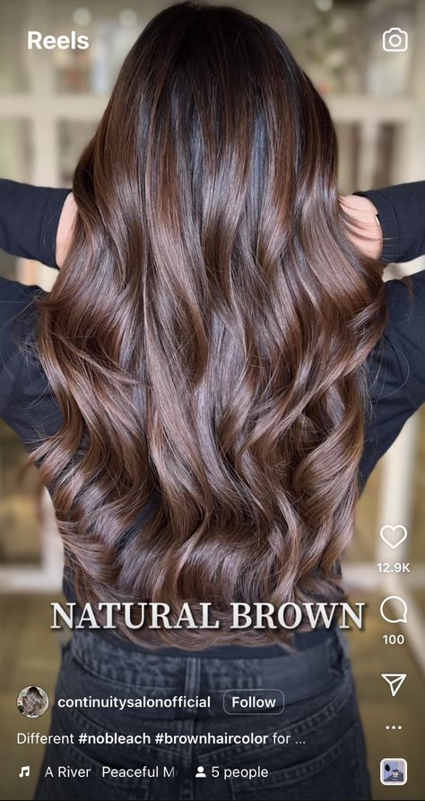 Pelo Chocolate, Color Trends 2024, Spring Hair Color Trends, Hair Color For Brown Skin, Balayage Long Hair, Dramatic Hair, Brown Hair Looks, Hair Inspiration Long, Chocolate Hair