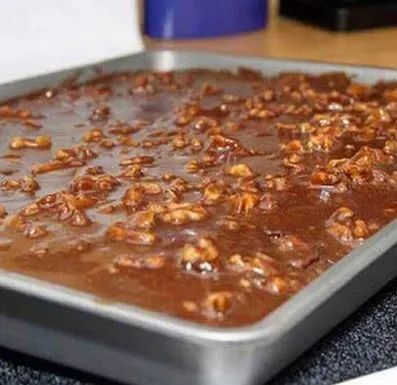 Turtle Sheet Cake Recipe, Bbq Dessert, Texas Sheet Cake Recipe, Bbq Desserts, Texas Sheet, Texas Sheet Cake, Chocolate Sheet Cake, Sheet Cake Recipes, Food Cakes