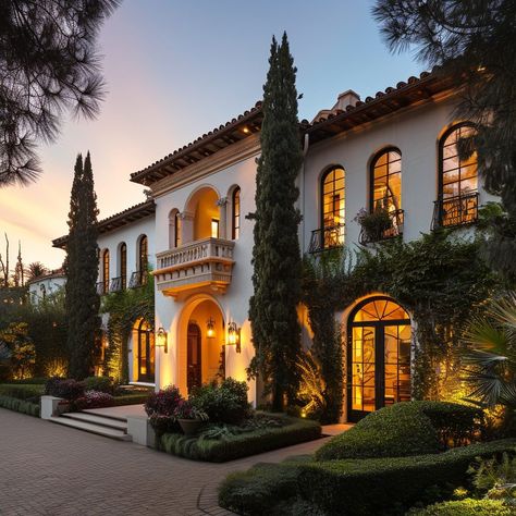 Adele's Chic Beverly Hills Residence Homes In Beverly Hills, Beverly Hills Villa, Los Angeles Homes Exterior, Modern Tuscan Home Exterior, Adele Home, Adele House, Tuscan Home Exterior, Modern Tuscan Home, Modern Spanish Farmhouse