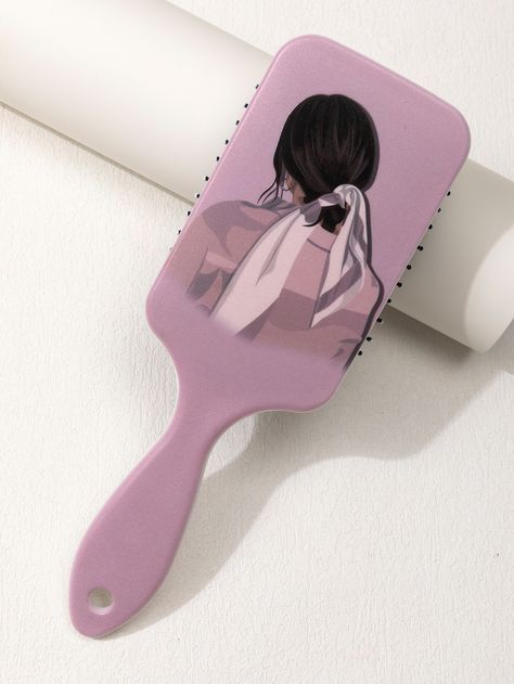 Multicolor  Collar  ABS Figure Cushion Brush Embellished   Beauty Tools Pinterest Wallpaper, Wooden Brush, Electric Brush, School Accessories, Girl Pattern, Teen Fashion Outfits, Hair Brush, Hair Tools, Teen Fashion