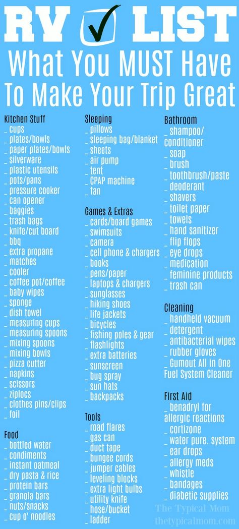 Camp Trailer Must Haves, Camping Preparation List, Travel Trailer Essentials List, Camper Trailer Must Haves, Camping Cleaning Hacks, Rv Set Up Checklist, Camping Trailer Must Haves, Camper Necessities List, Trailer Essentials List