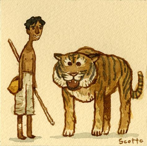 Scott C’s Great Showdown tribute to Life of Pi Mothclub Art, Bollywood Illustration, Great Showdowns, Scott C, Art Quiz, C Photo, Guess The Movie, Iconic Movie Posters, Life Of Pi