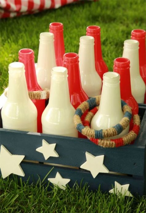 Backyard Games Diy, Yard Crafts, Yard Game, Diy Yard Games, 4th Of July Games, Independance Day, Games Diy, Fourth Of July Food, Fourth Of July Decor