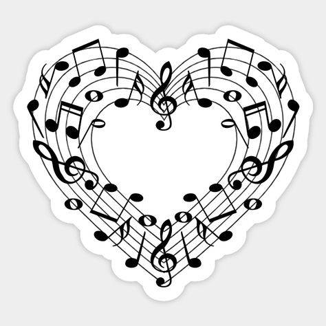 Music Notes Heart -- Choose from our vast selection of stickers to match with your favorite design to make the perfect customized sticker/decal. Perfect to put on water bottles, laptops, hard hats, and car windows. Everything from favorite TV show stickers to funny stickers. For men, women, boys, and girls. Stickers About Music, Music Stickers Aesthetic Printable, Aesthetic Music Stickers, Music Printable Stickers, Stickers Printable Music, Cute Music Stickers, Music Aesthetic Stickers, Music Stickers Printable, Singing Stickers