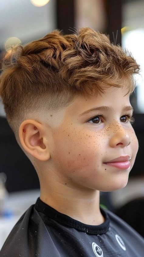 Boys Messy Hairstyles, Modern Boys Haircut, Boys Hairstyles Kids, Modern Mohawk Boys, Boys Hairstyles Trendy, Boys Haircut Trendy, Trendy Boys Haircuts, Boys Fade Haircut, Kids Hairstyles Boys