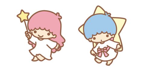 Little Twin Stars Kiki and Lala cursor – Custom Cursor browser extension Kiki Lala Sanrio, Lil Twin Stars, Twinstars Sanrio, Little Twin Stars Tattoo, Sanrio Twins, Sanrio Kiki And Lala, Kiki Little Twin Stars, Kiki Sanrio, Bujo Elements