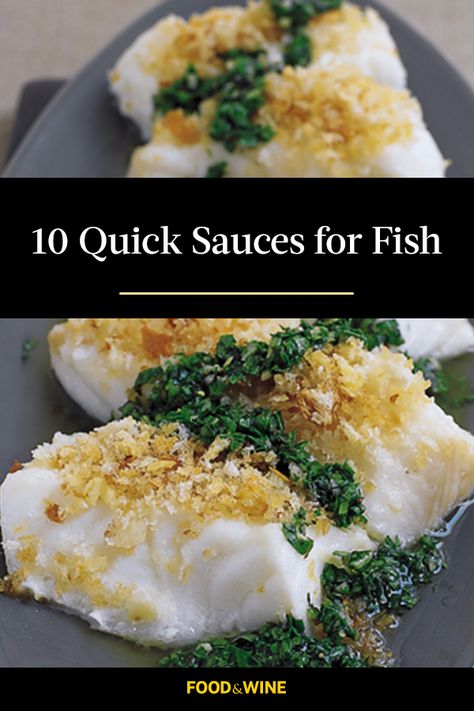 Now that you know how to masterfully score and season fish fillets, thanks to this week’s Mad Genius Tips video, all you need to make fantastically flavorful fish is the right sauce. Here, 10 great sauces that will take any fish dish over the top.#dinnerideas #dinnerrecipes #dinnerdishes #familydinnerideas #fish #fishdinner #fishrecipes #howtocookfish Sauces For Fish, Neuer Wallpaper, Bbq Fish, Recipes With Fish Sauce, Fish Fillets, Fish Recipes Healthy, How To Cook Fish, Fish Dinner, Healthy Fish