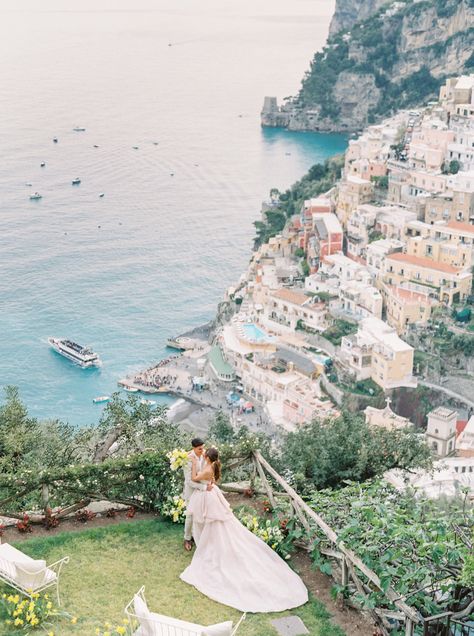 A Positano, Amalfi Coast Wedding at Villa San Giacomo - laurenfairphotographyblog.com Villa San Giacomo, Almafi Coast Wedding Theme, Almafi Coast Wedding, Positano Elopement, Positano Villa, Amalfi Coast Villa, Amalfi Wedding, Cliff Wedding, Luxury Italy