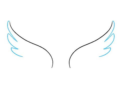 How to Draw Angel Wings: Easy Step-by-Step Angel Wings Drawing Tutorial for Beginners #drawingideas #sketch #drawingbase #drawingbodyposes #drawing Wings Drawing Tutorial, Drawing Ideas Angel, Draw Angel Wings, Angel Wings Easy, Draw Angel, Angel Wings Drawing, How To Build Steps, How To Draw Steps, Cat Steps