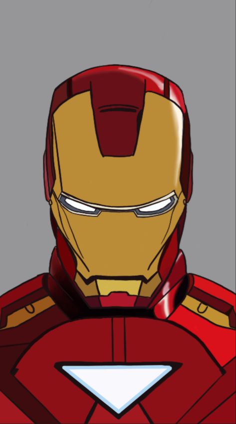 Iron Man Drawing Easy, Iron Man Painting, Iron Man Cartoon, Iron Man Drawing, Iron Man Fan Art, Avengers Drawings, Marvel Paintings, Iron Man Wallpaper, Iron Man Art