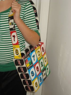 Room Mom 101: Backpack Made From Uno Cards Uno Card, Uno Cards, Recycled Dress, Math School, School Tomorrow, Room Mom, Alphabet Flashcards, Packing Tape, Card Bag