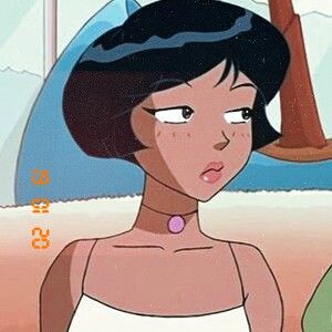 Totally Spies, Black Hair, A Woman, Hair, White, Black