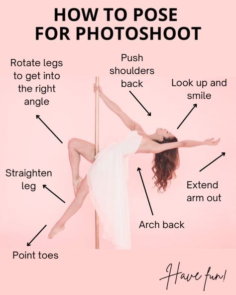 Julianna Yau 🇭🇰 | Pole Dance & Fitness on Instagram: “Save for your next photoshoot ❤️ You can also try out these tips during practice 😉 👗 Pole Dress @justfly.polewear . #poledance…” Pole Photoshoot Poses Simple, Pole Photoshoot Poses, Pole Dance Photoshoot, Aerial Poses, Pole Poses Photo Shoots, Pole Photoshoot, Pole Poses, Pole Dance Fitness, Photoshoot Tips