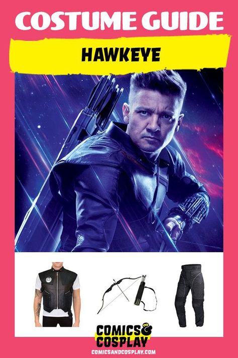 Authentic Hawkeye Costume Guide: DIY Clint Barton Cosplay Hawkeye Costume, Costume Ideas Diy, Marvel Diy, Hawkeye Comic, Authentic Costumes, Diy Cosplay, Costume Guide, Costume Tutorial, Epic Cosplay