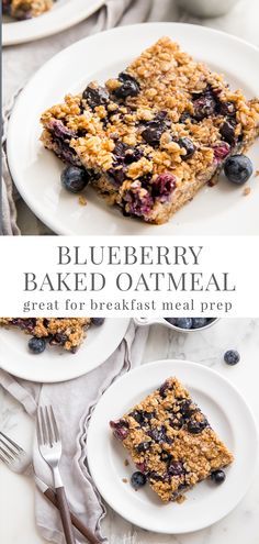 Easy Grab And Go Breakfast, Breakfast Entertaining, Blueberry Baked Oatmeal, Blueberry Oatmeal Bake, What Is Healthy Food, Baked Oatmeal Recipes, Blueberry Oatmeal, Grab And Go Breakfast, Food Plan