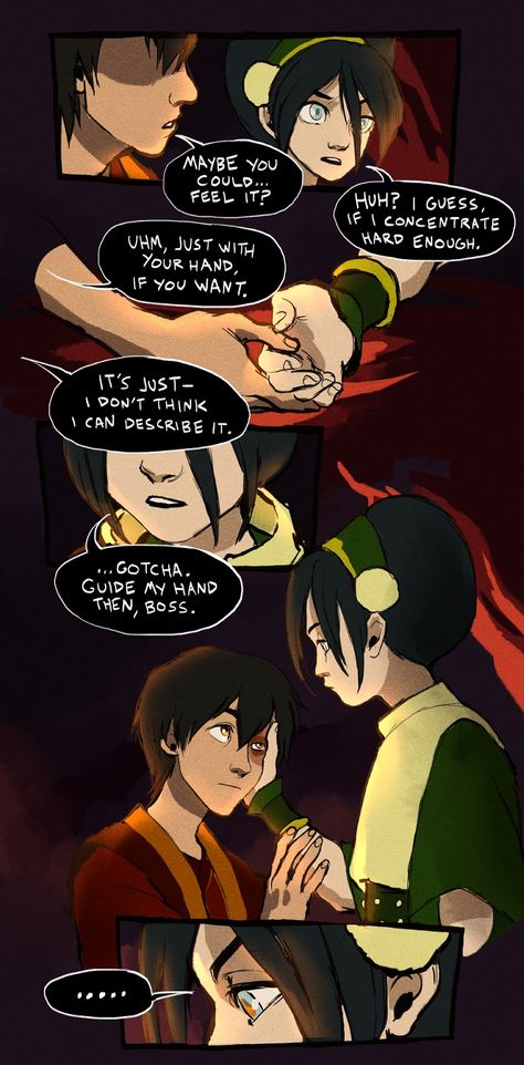 Chaos Avatar Zuko, Zuko Fan Art Modern, A X B Comics, Toph Beifong X Zuko Ship, Zuko And Toph Fan Art, Zuko X Toph Ships, Zuko Comic, Zuko X Toph, Zuko X Aang