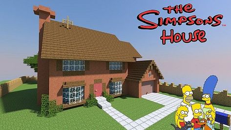 Minecraft Disney Buildings, Cartoon Neighborhood, Cartoon Houses, Disney Minecraft, Case Minecraft, Minecraft Mansion, Minecraft Houses Blueprints, Minecraft Banner Designs, Minecraft Cottage