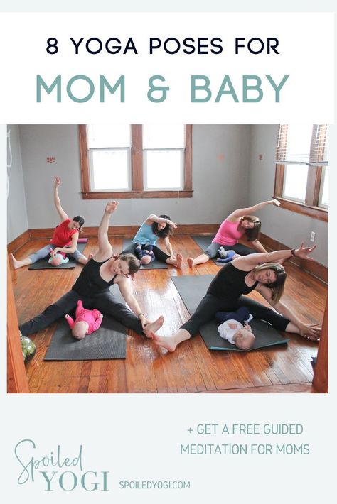 Yoga With Baby, Yoga Post Partum, Mommy And Me Yoga, Baby Boy Tips, Baby Yoga Poses, Yoga Content, Prenatal Yoga Poses, Yoga Meme, Mom And Baby Yoga