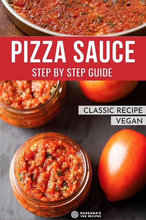 Pizza Sauce Homemade Fresh Tomatoes, Pizza Sauce Recipe Fresh Tomatoes, Canning Pizza Sauce, Healthy Pizza Sauce, Pizza Sauce Easy, Pizza Sauces, Tomato Pizza Sauce, Pizza Healthy, Authentic Pizza