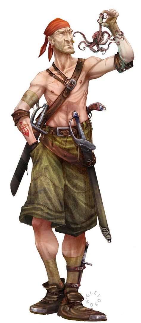 Pirate: Theodore Robinson, Pirate Wench, Savage Worlds, Pirate Art, Heroic Fantasy, Pirate Life, Human Male, Dnd Art, Arte Fantasy