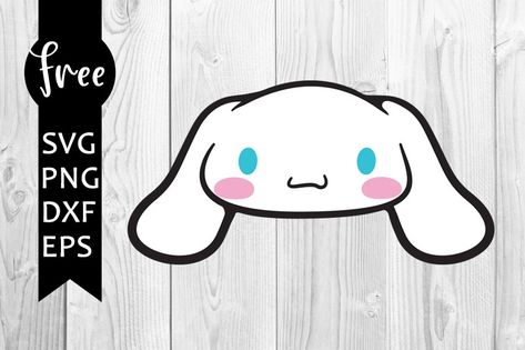 Cinnamoroll svg free, kawaii cinna bunny svg, kawaii anime svg, instant download, cut file cricut, shirt design, cinna bunny svg, 1496 – freesvgplanet Sanrio Svg Free, Cinnamoroll Png, Mickey Hands, Anime Svg, Door Decals, Bunny Svg, Baby Svg, Funny Svg, Svg Free