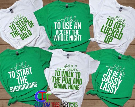 Funny St Patricks Day Shirts, St Patrick's Day Shirts, Lucky Leprechaun, Just For Laughs, Fun Memories, Drinking Team, Shirt Sayings, Green Beer, St Paddys Day