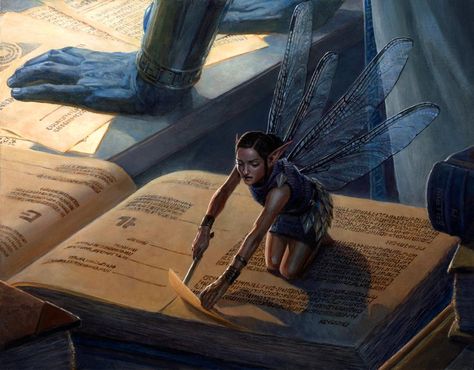 Enter the LAiR — consul-agrippa: MtG Art - Faerie Miscreant by... Faery Art, Mtg Art, Fantasy Stuff, Rpg Characters, Mystical Creatures, Arte Fantasy, Magic Art, Fantasy Rpg, Fairy Art