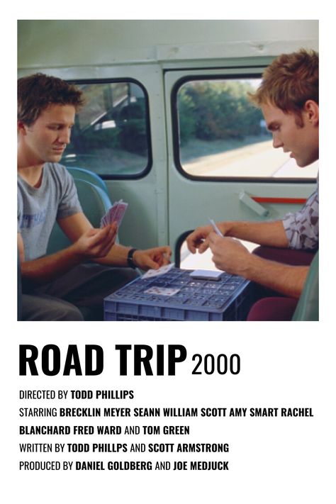 Road Trip Movie Poster, Road Trip Movie, Fred Ward, Seann William Scott, Amy Smart, Posters Minimalist, Fav Movie, Film Posters Minimalist, Unicycle