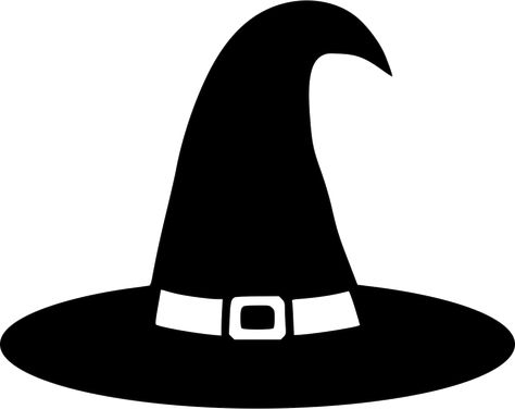 Witch Hat Drawing, Clip Art Black And White, Witchcraft Magic, Hat Png, Witch Hats, Hat Clip, Witches Hat, Hat Print, Hat Clips