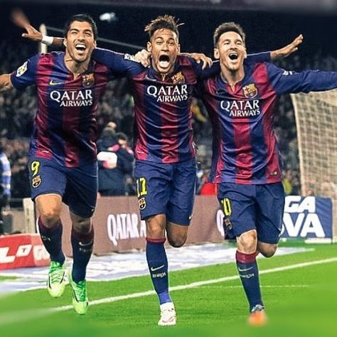 El Trio Messi Suarez, Neymar Messi, Neymar Jr Wallpapers, Messi And Neymar, Messi Photos, Real Madrid Football, Bbc Sport, Qatar Airways, Best Luxury Cars