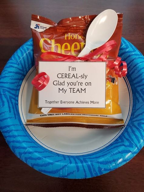 Appreciation Snacks For Coworkers, Dsp Appreciation Week Ideas, Thank You Treats For Coworkers, Nurses Week Gift Ideas Diy, Cool Gifts For Him, Teacher Morale, Retail Robin, Appreciation Gifts Diy, Staff Appreciation Gifts