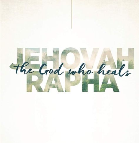 Jehovah Rapha, Tshirt Printing Design, Names Of God, Gods Timing, Jesus Loves Me, Daily Devotional, Jesus, Healing, Quotes