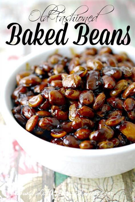 Old Fashioned Baked Beans Recipe Old Fashioned Baked Beans Recipe, Old Fashioned Baked Beans, Homemade Baked Beans, Baked Beans Recipe, Baked Bean Recipes, Salad Pasta, Beans Recipe, Dried Beans, Baked Beans