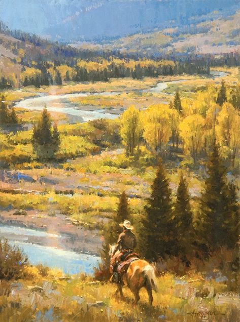 Art Pinterest, In The Mountains, A Horse, Cowboy, Oil Painting, Running, Art