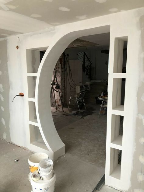 Small Arch Designs For Hall, Arch For Hall, Hall Arch Design House, House Interior Design Bedroom, Archways In Homes, Arch Designs For Hall, House Balcony Design, Best Modern House Design, Small House Design Exterior