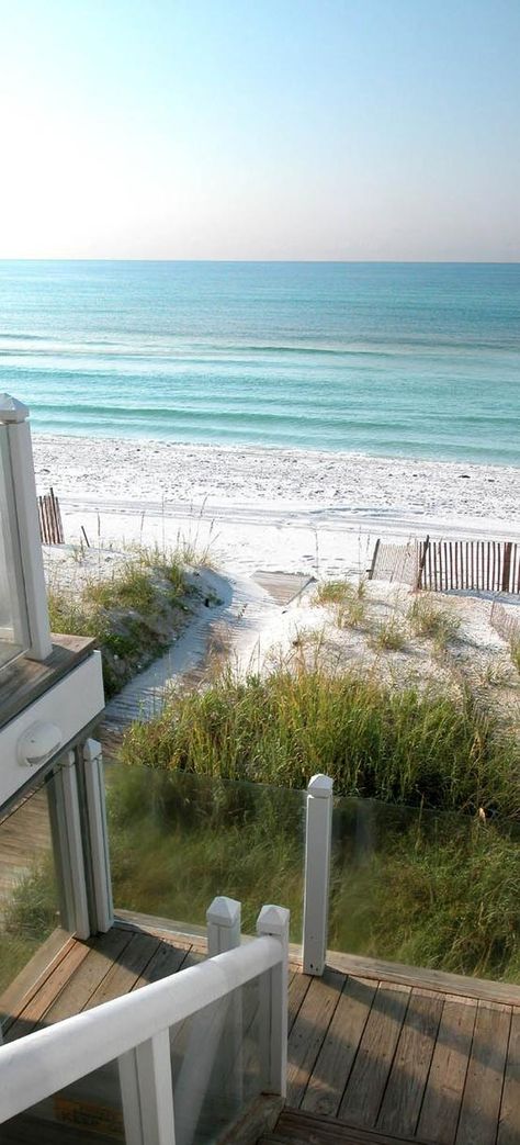 I am going to try and psyche myself out today and pretend I am here and not Alaska ;) Beach View House, Dream Beach Houses, Pensacola Beach, I Love The Beach, House Viewing, Art Deco Home, Dream Beach, 수채화 그림, Hus Inspiration