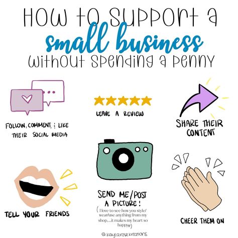 Happy Monday & Happy National Small Business Week!!!✨ Small businesses thrive on more than just purchases so here is just a few ways you can support any small business: 1. Follow their social media & like and comment on their posts! 💬 We truly appreciate any engagement on our page, and we listen and respond to every comment! It means a lot to us when you interact with what we post, as it helps our post be seen by even more people! 2. If you’ve ordered from us, leaving a review is HUGE! 💻... Leave A Review Post, Ways To Support Small Business, National Small Business Week, Small Business Week, Small Business Marketing Plan, Shop Small Business Quotes, Business Marketing Plan, Like And Comment, Shop Small Business