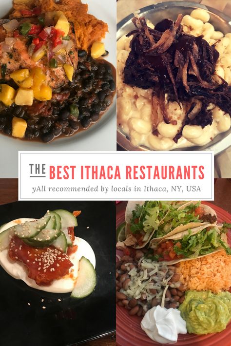 Ithaca Restaurants Ithaca New York Restaurants, Best Casserole Recipes, Best Casserole, College Visits, Ithaca Greece, Hashbrown Casserole Recipe, Finger Lakes Ny, New York State Parks, Ny Food