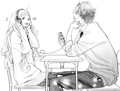 Kyou no Kira-kun | Nino & Kira Doctor Photo, Couple Mignon, Music Together, Lovely Complex, Monochrome Art, Manga List, Anime Base, Manga Couples, Lovely Couple