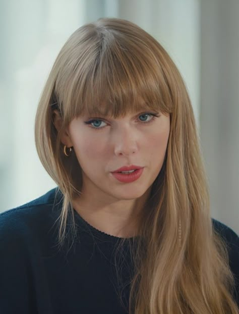 Taylor Swift Haircut, Taylor Swift Hair Color, Taylor Swift Bangs, Blonde Inspiration, T Swift, Midnights Era, Vogue Photoshoot, Miss Americana, Fall Fishing