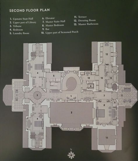 Gothic Manor Floor Plans, Gothic Mansion Floor Plan, Peter Pennoyer, Manor House Plans, Manor Floor Plan, Castle Layout, Castle Floor Plan, Castle Plans, Old Money House