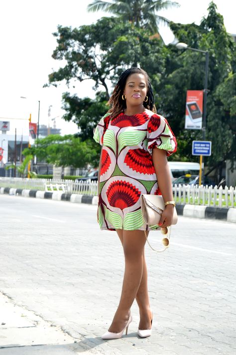 The Puff Sleeves Ankara Short Dress....hot from the oven of GlamzByAma Shop via ID @ama_glamz or via https://www.etsy.com/listing/552901357/puff-sleeves-a-line-ankara-dressankara?ref=shop_home_active_11 Short Flare Gown, Ankara Short Flare Gowns, Ankara Short, Native Wears, Fantasy Clothes, African Fabric Dress, African Outfits, Ghanaian Fashion, Ankara Fashion