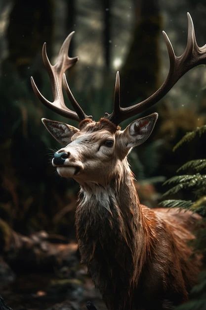 Ai generated images Free & Premium | Freepik In The Woods, Free Photo, Antlers, Deer, Nature