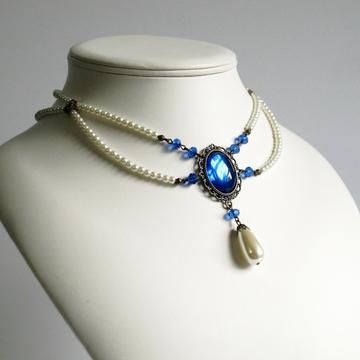 Victorian Jewelry Necklace, Modest Jewelry, 1800s Jewelry, 18th Century Jewelry, Woman Goddess, Sapphire And Pearl, Antique Jewelry Victorian, Strand Of Pearls, Teardrop Pearl Earrings