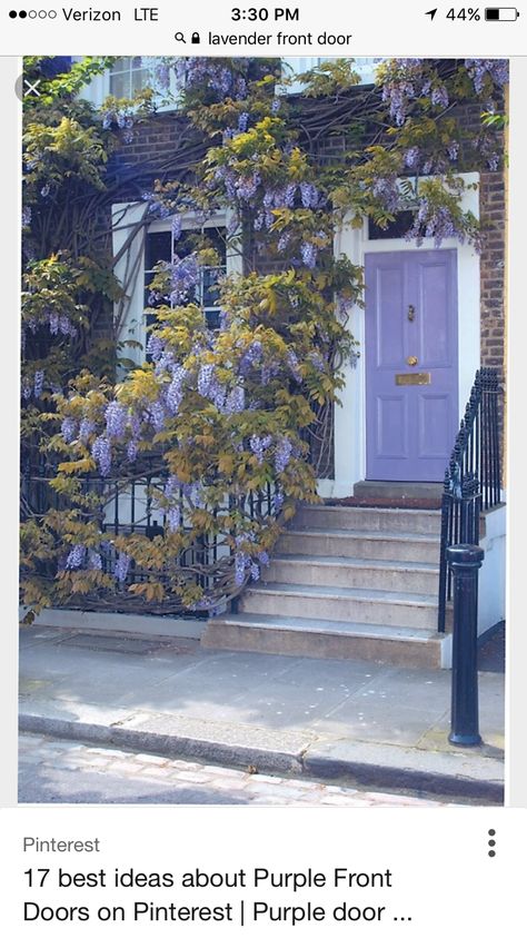 Purple Front Doors, Door Colors, Purple Door, Hedge Witch, Front Door Colors, Front Entrances, Images Esthétiques, Door Color, Beautiful Doors