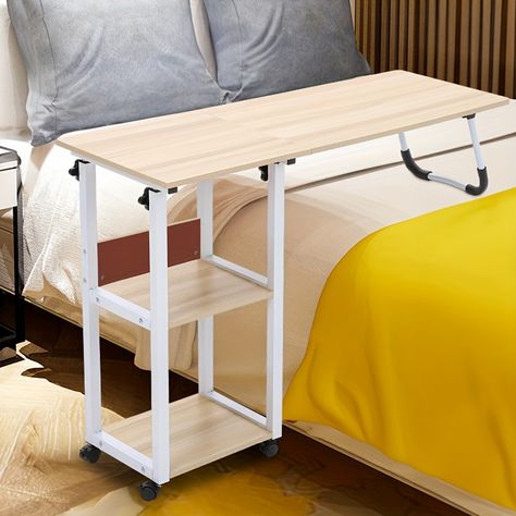 Faster shipping. Better service Portable Furniture Design, Expand Table, Table On Bed, Bedside Study Table, Bed Study Table, Over Bed Table, Expanding Table, Habitat Project, Overbed Table