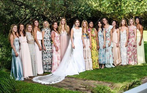 Annabelle Caufman Soudavar and Maximillian Moehlmann’s Wedding in East Hampton | Vogue Hamptons Wedding, Floral Bridesmaid Dresses, Vogue Wedding, Floral Bridesmaid, Long Island Wedding, Wedding Attire Guest, Bridesmaid Style, Different Dresses, New York Wedding