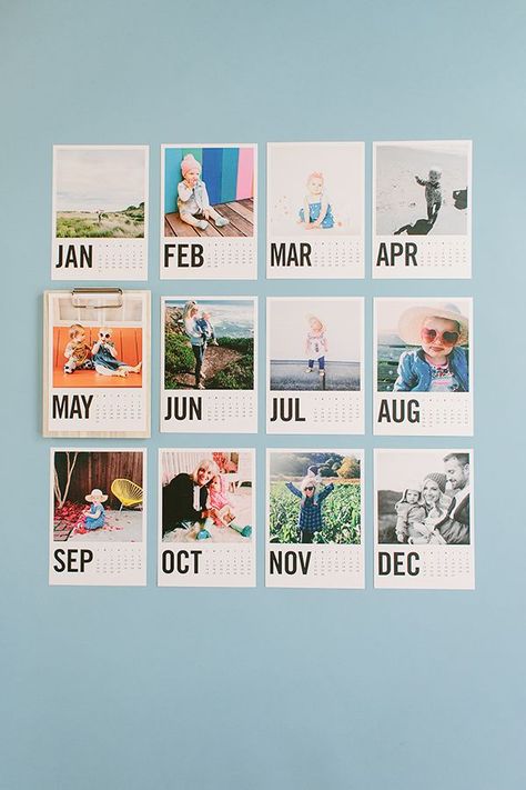 Calendrier Diy, Diy Kalender, Meaningful Photos, Kalender Design, Make A Calendar, Personalised Calendar, 달력 디자인, Gifts Photography, Diy Calendar