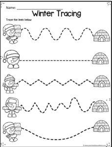 Winter Worksheets for Preschool — Preschool Play and Learn Preschool Winter Worksheets, Winter Worksheets, Winter Lesson Plan, Snowmen Activities, Summer Worksheets, Winter Activities Preschool, Preschool Planning, Preschool Tracing, Christmas Worksheets